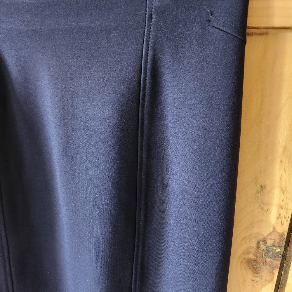 Premise Size Xs Womens Navy Blue Stretchy Pencil With Zipper And Hook Closure - Picture 2 of 13